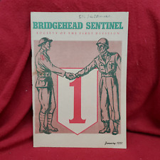Vintage January 1951 BRIDGEHEAD SENTINEL Society of the First Division (27s) picture