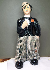 Charlie Chaplin Figurine Artisan Made CeramicSilent Movies Film Tramp Art 12