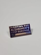 Fighting For Alzheimer's First Survivor 2017 Lapel Pin picture