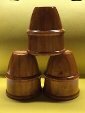 Wooden cups and balls magic trick (with Matching Wand  & DVD) picture