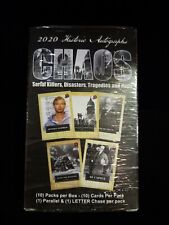 2020 HISTORIC AUTOGRAPHS CHAOS SERIAL KILLERS DISASTERS HOPE FACTORY SEALED BOX picture
