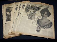 1905 THE BOSTON HERALD SUNDAY MAGAZINE SECTIONS LOT OF 18 - NICE PHOTOS - UP 90 picture