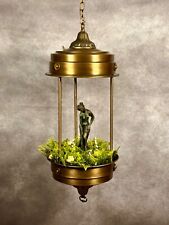 Oil Rain Lamp by M.J.W. Vintage Large Swag picture