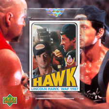 Over The Top HAWK Sylvester Stallone Custom Trading Card 1987 Arm Wrestling picture