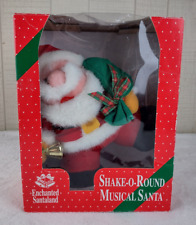 Vintage Shake O Round Musical Santa Christmas Animated Enchanted Santaland picture