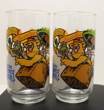 The Great Muppet Caper McDonald's Vintage Drinking Glasses 1981  Set of 2 picture