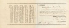 Coshecton and Great Bend Turnpike Road - Stock Certificate - Early Stocks and Bo picture