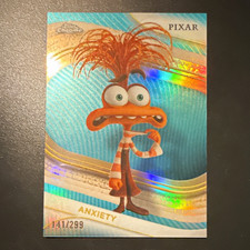 Topps 2025 Disney Pixar Topps Chrome Anxiety #84 Inside Out 2 141/299 picture