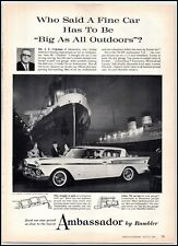 1959 RAMBLER Ambassador Magazine Car / Automobile Print Ad A3 picture