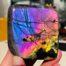 344g Rare Amazing Natural Purple Labradorite Quartz Crystal Specimen Healing picture
