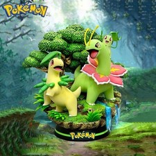 Chikorita Evolution Battle Figure Cartoon Model PVC Statue Anime Figurine Dolls picture