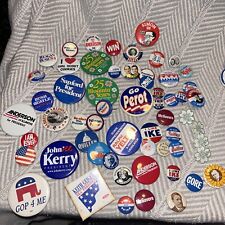 Political Button Lot Republican And Democrat 1980s-1990s D3 picture