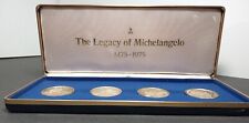 (A7.20) Sterling Silver Michelangelo 500th Anniversary Medals picture