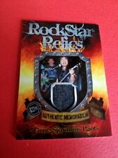 KISS KLOTHES GENE SIMMONS WORN PANTS SWATCH ROCK STAR RELIC CARD 2009 PRESS PASS picture