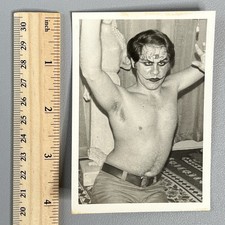 Vtg 1970s Gay Interest Hypnotic Trance Occult Mime Contortion Odd Tantric Photo picture