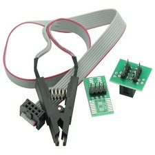 SOIC8 SOP8 Test Clip for EEPROM 93/25 /24Cx in-Circuit Programming + 2...  picture