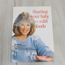 1989 Beech-Nut Stage Starting Your Baby on Solid Foods Joan Lunden Advertisement picture
