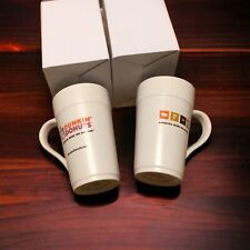 Lot of 2 Dunkin’ Donuts Classic Coffee Mug 16 OZ. Ceramic Coffee Mug NEW picture