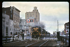 R DUPLICATE SLIDE - Erie 916 ALCO RS-3 Commuter Train Action picture