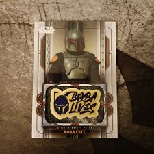 2022 Topps The Book Of Boba Fett Commemorative Patch Boba Fett picture
