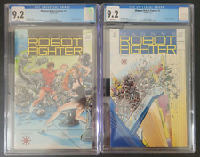 MAGNUS ROBOT FIGHTER #1 & 2 BOTH CGC 9.2 GRADED 1991 VALIANT COMIC TRADING CARDS picture
