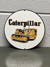 Caterpillar Crawler Metal Sign Tractors Diesel Farm Equipment Gas Oil Service picture