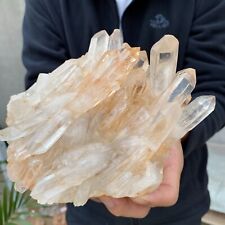 2.4lb A+++Large Himalayan Clear White Quartz Clusters / Mineralsls Healing picture