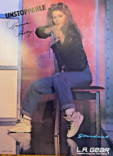 1990 Vintage Magazine Advertisement LA Gear Fashion Footwear Priscilla Presley picture
