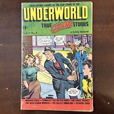 Underworld #4 (1948) - Golden Age Crime Good Girl Cover GGA picture