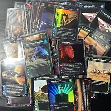 2002 Star Wars Trading Card Game - 63 Cards (4 FOILS) USED Attack Of The Clones picture