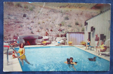 1950s Malibu California Sands Motel Swimming Pool Postcard picture