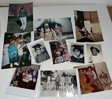 Eleven Photographs African  American Adults and Children 1957- 1970’s Kodak picture