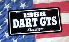 1968 Dodge DART GTS license plate car tag 68 sport  Mopar Muscle Performance picture