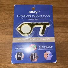 No-Touch Key New In Package Keyring Anti Microbial Brass Open Package Tagco picture