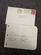 1932 CLARK GABLE autograph w/ envelope Hollywood  picture