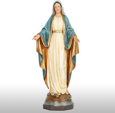 Catholic Our Lady of Grace Statue，Virgin Mary Figure, Religious Gfit of Home Dec picture