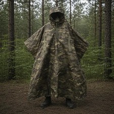 Anti-thermal imaging (anti-drone) raincoat DOUBLE-SIDED SPRING-SUMMER tac.πΊπ¦ picture