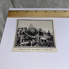 Antique 1909 Image: Scene on the Pay Streak At the Fair - Seattle Washington WA picture