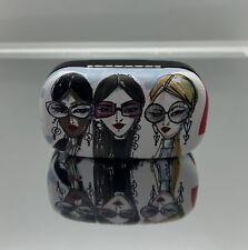 Brighton Mini Box Girls Fashion Fashionista Print Lipstick Jewel Pill Stash Box picture