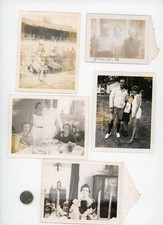 (10) Vintage photo lot of Early B&W POLAROID Instant Images of Radioactive Decay picture