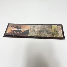 NOS Vintage Marlboro Country Store Wild West Collection Money Clip & Poster picture