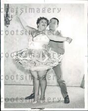Wire Photo Entertainers Joey Rat Pack Bishop & Muriel Landers Actress picture