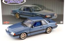 1989 Ford Mustang 5.0 LX Fox Body Detroit Speed Blue 18977 1/18 GMP picture