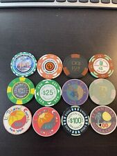 (12) Puerto Rico Casino Chips Vintage Chips $5 $25 $100 picture