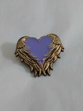 Purple Winged Heart Lapel Hat Jacket Pin Domestic Violence Awareness 2014 picture