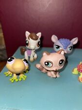 LPS Hasbro Littlest pet shop 5 figures figurines Lot #1 W/ Lizard picture