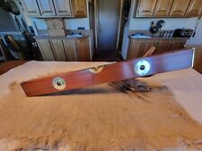 Antique Stanley Rule & Level No. 25 Adjustable Mahogany Double Plumb & Level 30” picture
