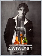 Catalyst Halston Men Fragrance Cologne Robinsons Vintage 1995 Advertisement picture
