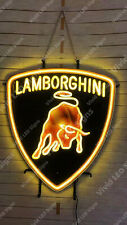 Lamborghini Sports Car Auto Vivid LED Neon Sign Light Lamp With Dimmer picture