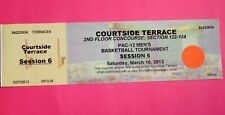 2013 PAC-12 MEN'S BASKETBALL TOURNAMENT SESSION 6 ORIG USED TICKET MGM VEGAS picture